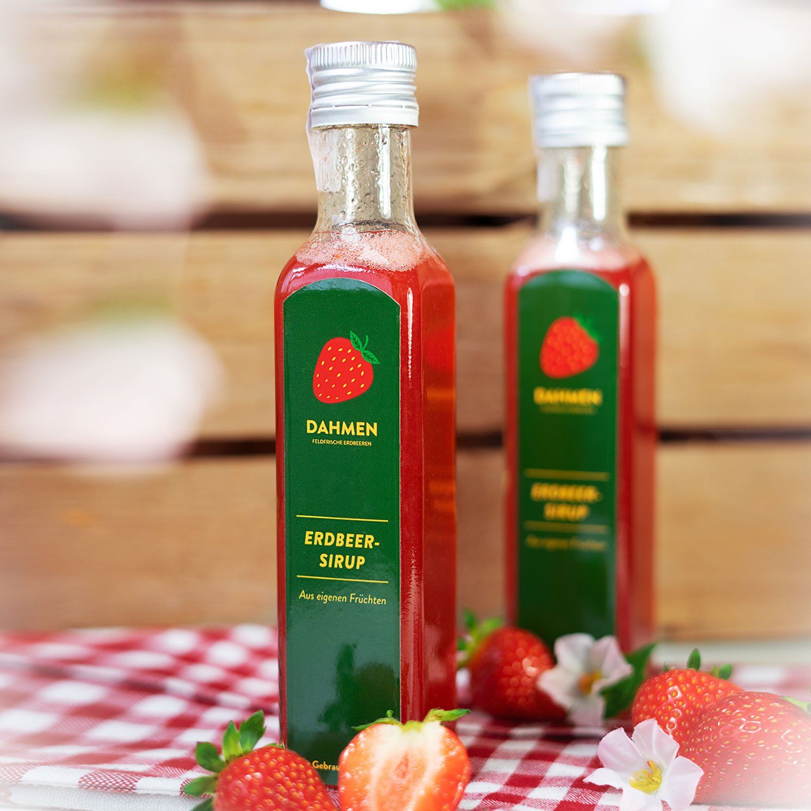 Erdbeer Sirup Dahmen